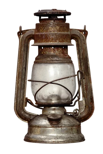 Čas opotřebované petrolejové lampy — Stock fotografie