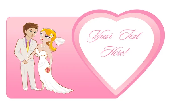 Düğün çift kartpostal