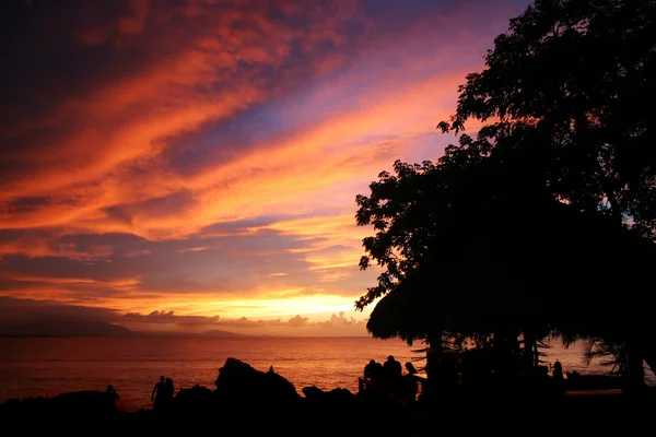 Dominican sunset — Stock Photo, Image