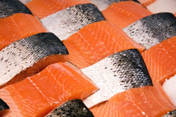 Filetes de salmón — Foto de Stock