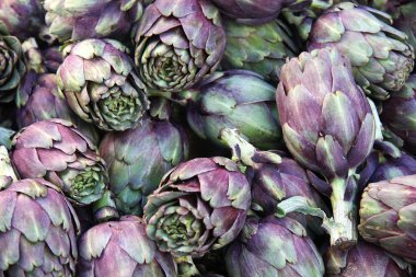 Background of artichokes clipart