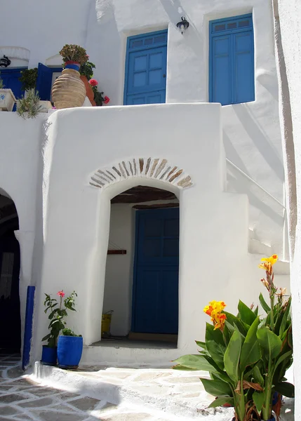 Greek doorway — Stock Photo, Image