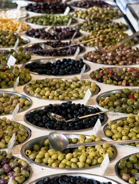 Olive varieties — Stock Photo, Image
