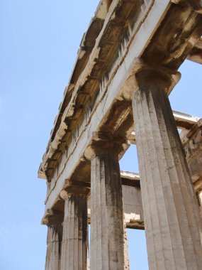 Parthenon columns detail clipart