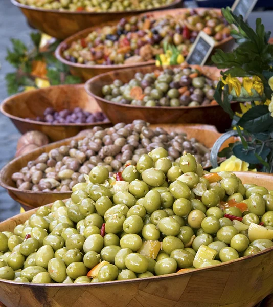 Olive display — Stock Photo, Image
