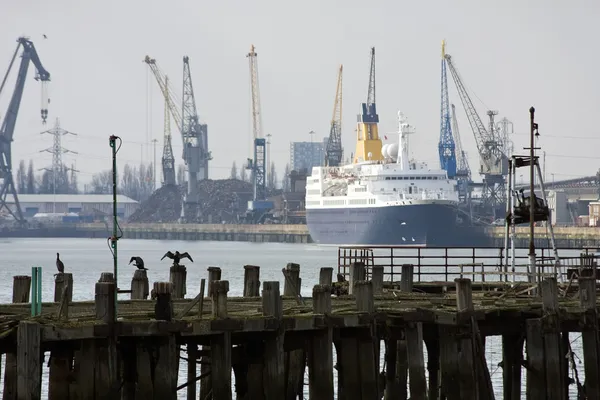 Southampton oude pier en docks — Stockfoto