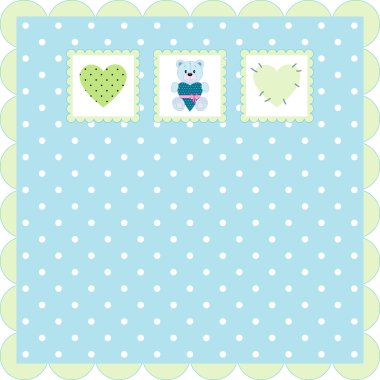 Vector kid's background pattern clipart