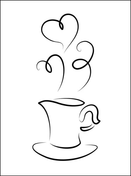 Vector illustration of cup — Stock Vector