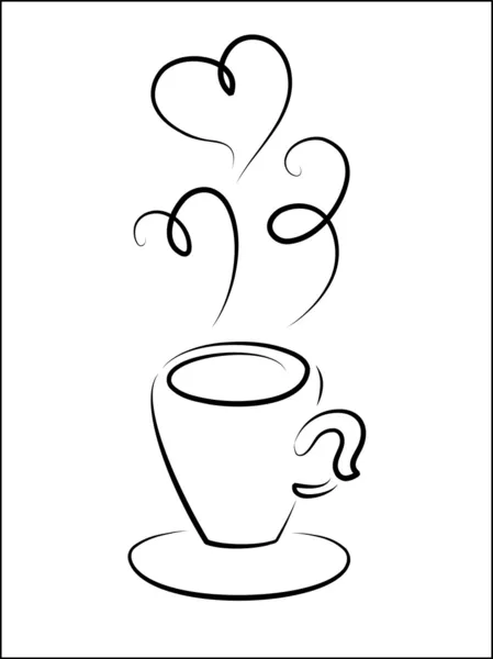 Vector illustratie van cup — Stockvector