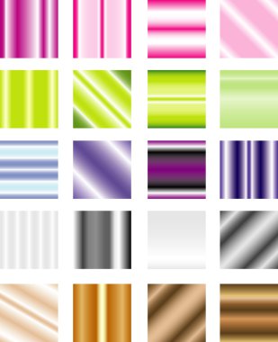 Vector gradient pattern clipart