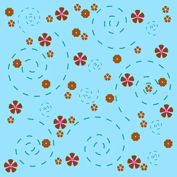 Blumentapete — Stockvektor