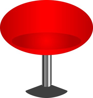 şık Kırmızı sandalye