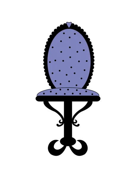 Cadeira elegante na moda —  Vetores de Stock