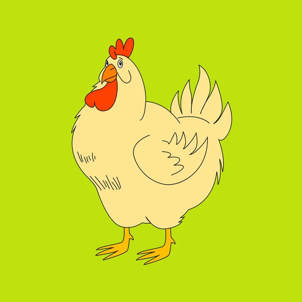 Vektorová ilustrace kuřat — Stockový vektor