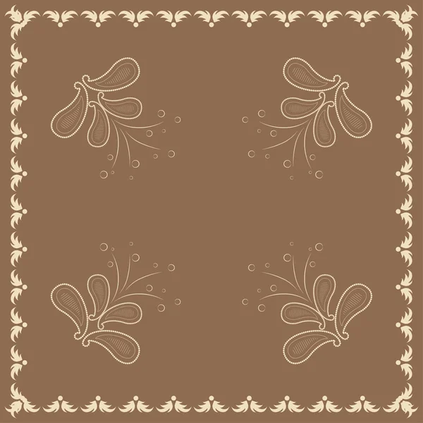 Vecteur floral papier peint patte — Image vectorielle