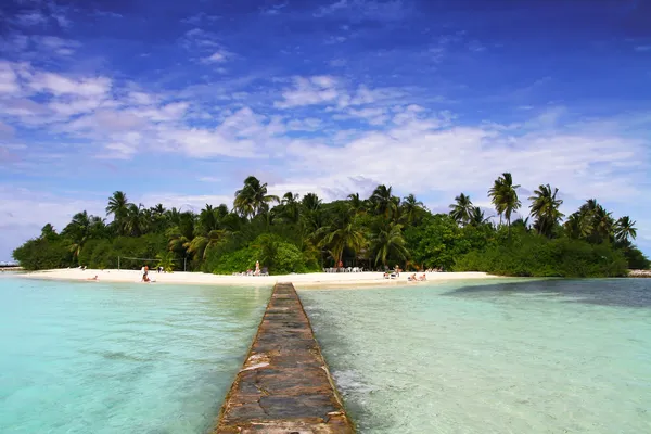 马尔代夫天堂岛 — 图库照片