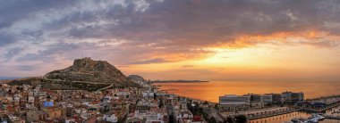 Alicante sunrise clipart
