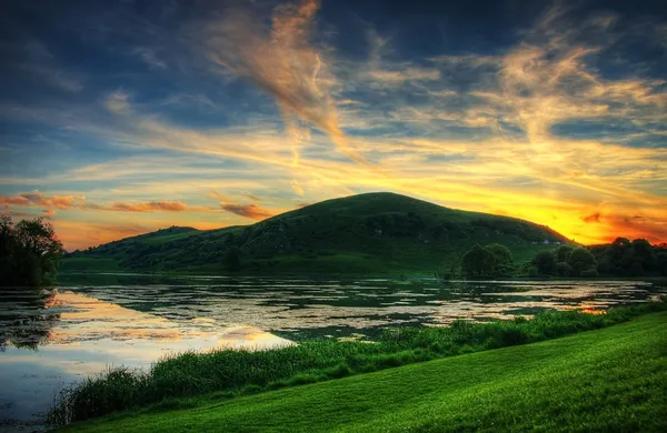 Магічні ірландський захід сонця — стокове фото