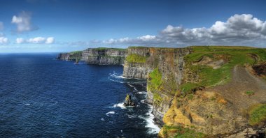 Cliffs of Moher panoramic clipart