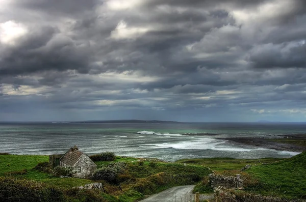 Ierse huisje huis — Stockfoto