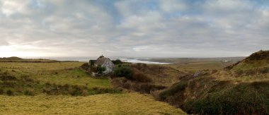 Irish house panoramic clipart