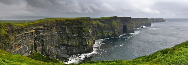 Panorama Cliffs of Moher — Stock Photo, Image