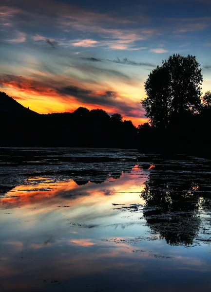 Mystiska sunset — Stockfoto
