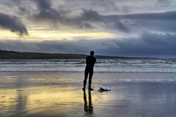 stock image Lonely surfer