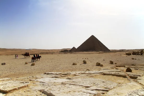 Pirámide de Menkaure en Giza — Foto de Stock