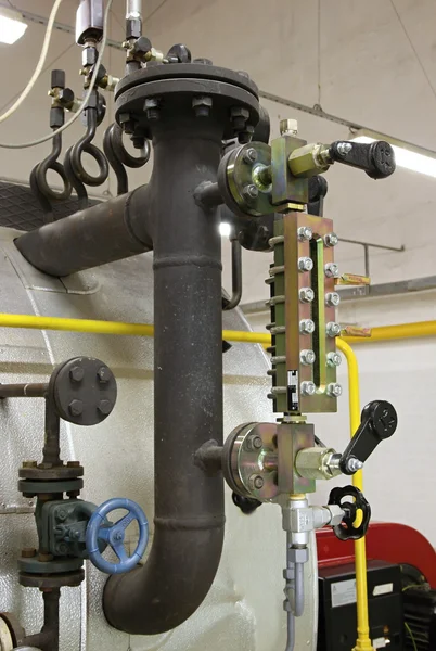 Vodotisk na plynový kotel — Stock fotografie