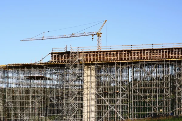 Construção da ponte — Fotografia de Stock