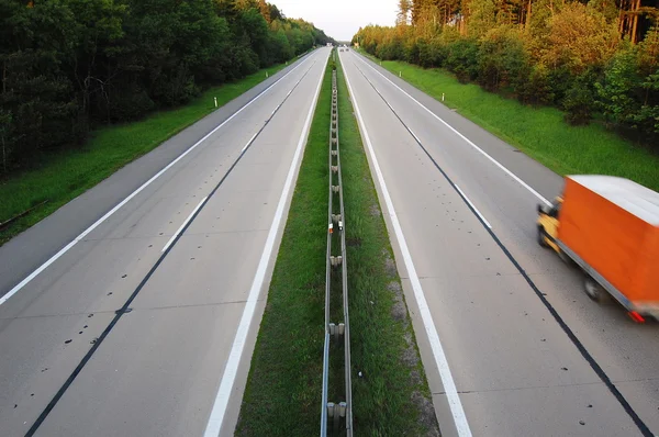 Cars on highway D1 in the Czech Republic — Stock Photo, Image