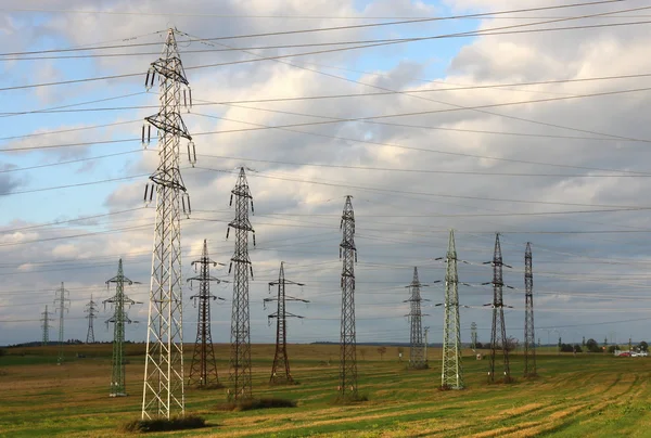 Electricity line — Stock Photo, Image
