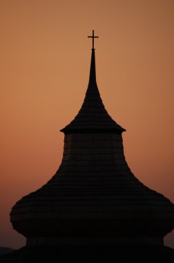 STEEPLE gün batımında, Çek Cumhuriyeti