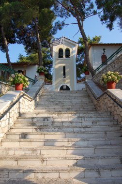 Stairs to Faneromeni monastery clipart