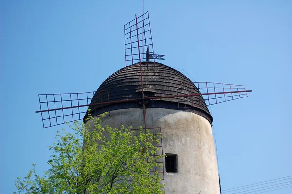 Stary wiatrak z 1836 roku, Republika Czeska — Zdjęcie stockowe