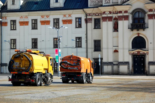 Stock image Cleaning the city