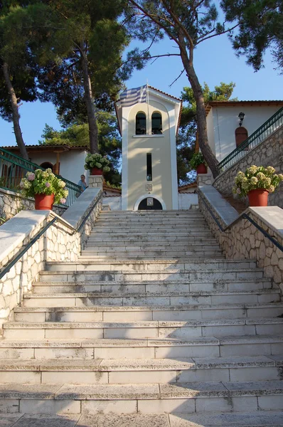 Escadas para o mosteiro de Faneromeni — Fotografia de Stock