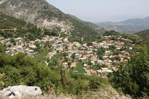Dorf auf der Insel Lefkada — Stockfoto