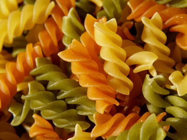 Pasta tricolore Stock Photo