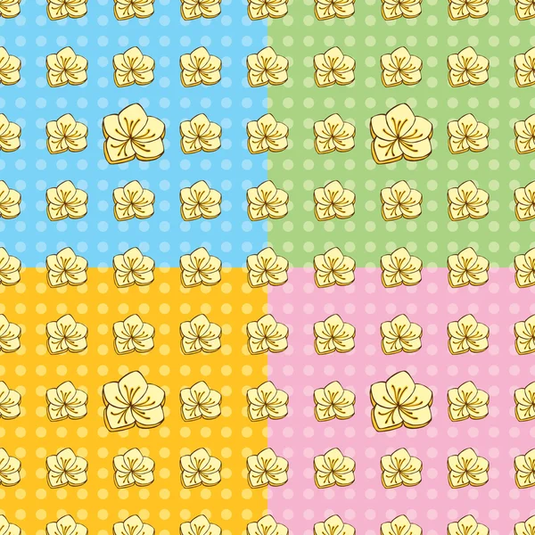 Dikişsiz düğün çiçeği deseni