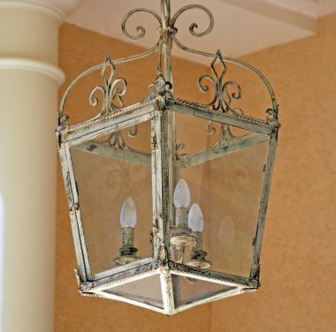 Beautiful antique style lantern clipart