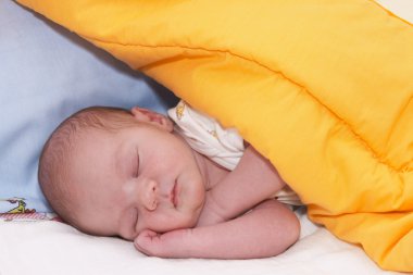 Sleeping newborn clipart