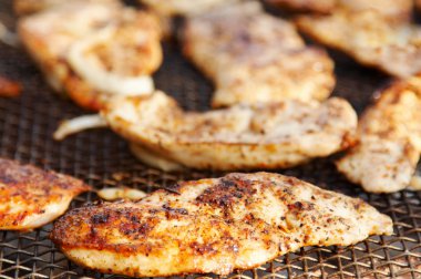 Grilled chicken meat clipart