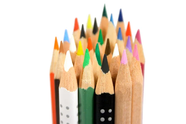 Bos van kleur potloden — Stockfoto