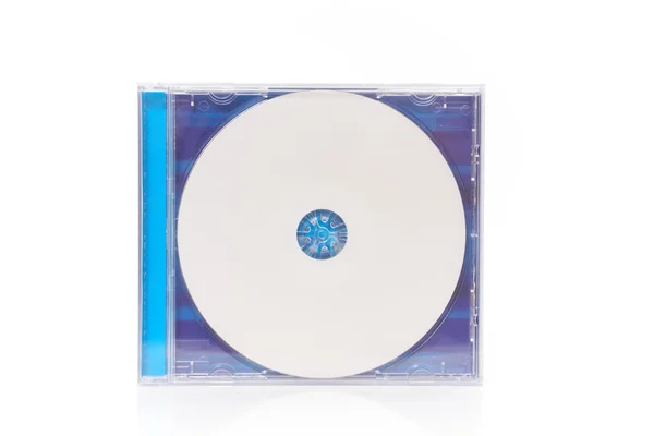 Disc compact în cutie — Fotografie, imagine de stoc