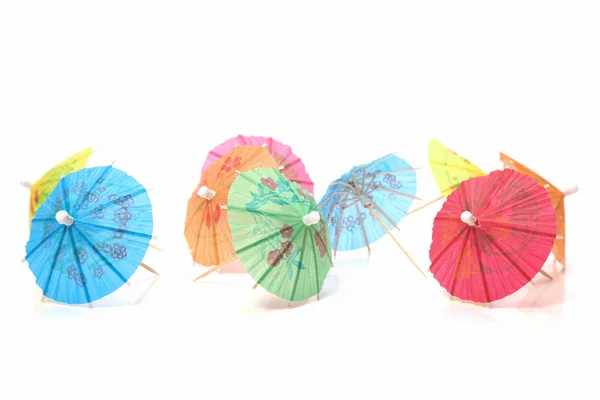 Коктейльные зонтики — стоковое фото