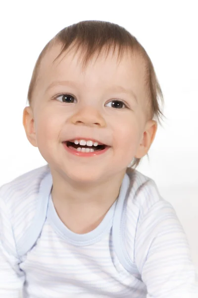 Retrato do bebê sorridente — Fotografia de Stock