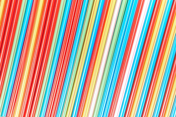 Palhas de cor como fundo — Fotografia de Stock