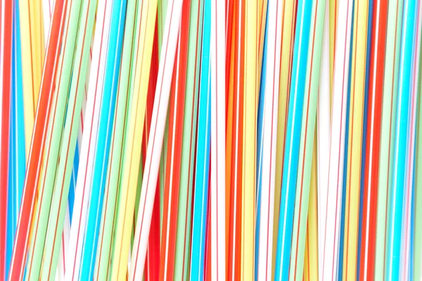 stock image Color straws as a background